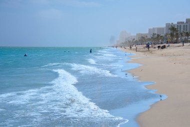 Miami Beach Florida 'daki insanlar
