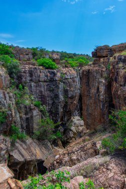 Kanada 'daki ünlü Memphremagog Gölü manzarası  