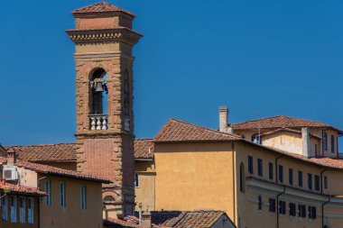 İtalya 'daki Floransa şehrinin güzel mimarisinin manzarası