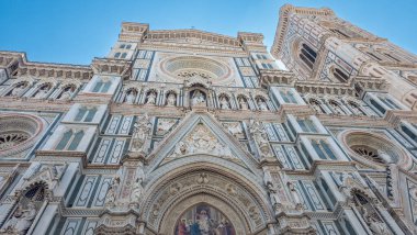 Görünümünü Duomo Santa Maria del Fiore Floransa, İtalya