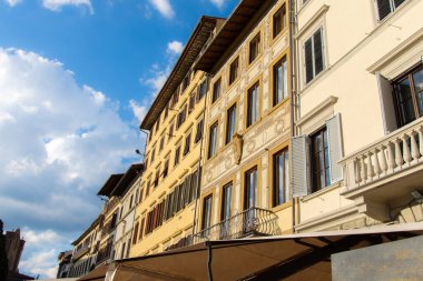 İtalya 'daki Floransa şehrinin güzel mimarisinin manzarası