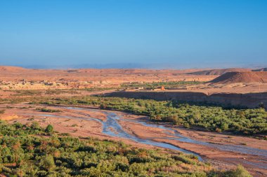River, Fas 'ta Ait Ben Haddou şehrinin yakınlarında..