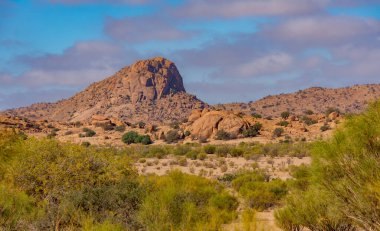 Dağların güzel manzarası, manzara. Tafraout, Fas