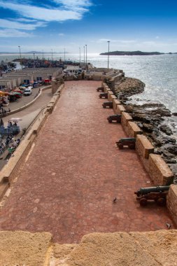 Essaouira şehri manzarası, Fas 