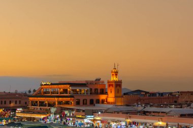 17 Ekim 2024, Marakeş, Fas. İş yeri Marakeş, Fas 'taki ünlü Jemma El Fna Meydanı' nda.