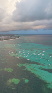 Güzel deniz manzarası, hava manzarası 