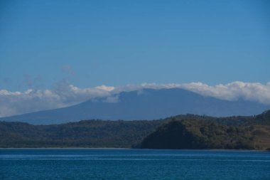 Kosta Rika 'nın dağlı güzel manzarası