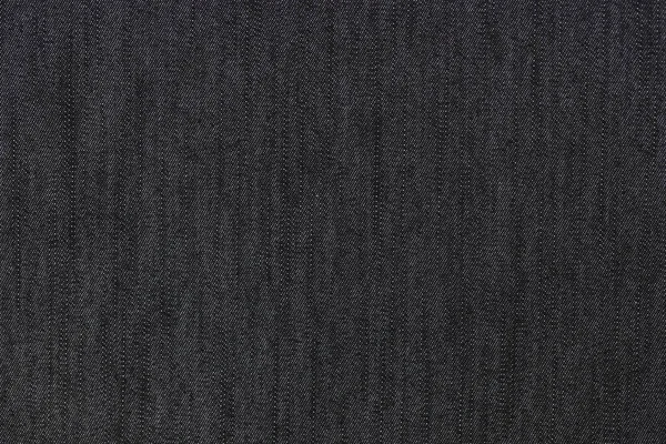 Zwarte Jeans Textuur Achtergrond Denim Textiel Close Van Zwarte Denim — Stockfoto