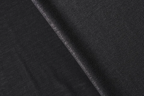 Fekete Szövet Közel Mint Háttérben Fekete Textil Háttér — Stock Fotó