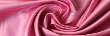 Pembe ipek. Güzel pembe kumaş konsepti