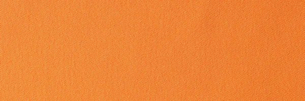Top View Orange Woven Cotton Smooth Fabric Texture Background Bright — Stock Photo, Image