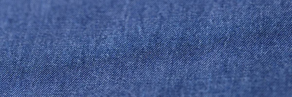 Вид Зверху Синій Гладкий Тканинний Фон Текстури Тканини Дизайнерських Творів — стокове фото