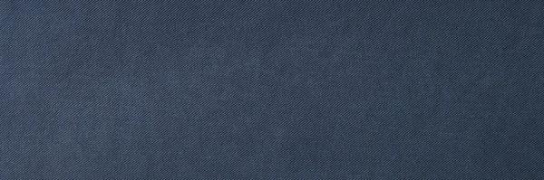 Jednobarevná Modrá Tkanina Jako Pozadí Modrý Textil Zblízka — Stock fotografie