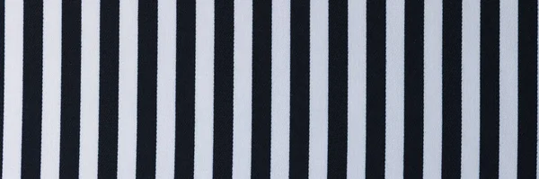 Текстиль Різними Чорно Білими Смугами Фон Смугаста Чорно Біла Тканина — стокове фото