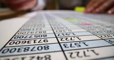Banka makrosu ve numaraları sarı kalemle işaretlenmiş. Mali raporda hatalar