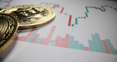 Merkezi olmayan bitcoin kripto para birimi piyasası ve büyüme grafiği. Bitcoin finansal bankacılık ve kripto para birimi döviz şeması