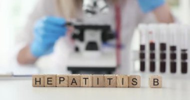 Hepatit B test tüpü ve laboratuvarda kan. Viral hepatitin laboratuvar teşhisi