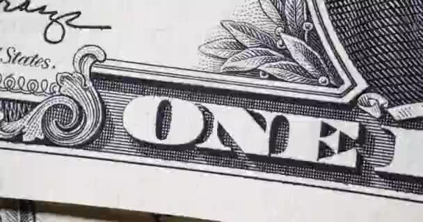 Verzameling Van Bankbiljetten Met Unieke Symbolen Tekens Valuta Van Verschillende — Stockvideo