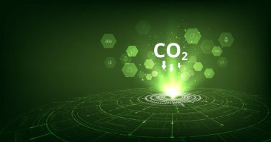 The idea of reducing CO2 emissions to limit global warming.Lower CO2 levels with sustainable development on renewable energy, planting tree, and green energy to stop climate change.	
