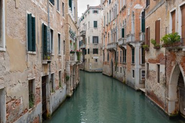 Venedik, İtalya-takriben Eylül 2016: Büyük Saray 'daki kanal