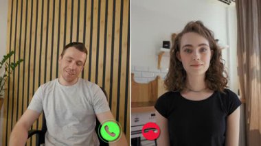 İki kişi, yüz yüze görüşme planları hakkında çevrimiçi bir görüşme yapıyor. Odaklanmış ve ilgili görünüyorlar, dijital bir alanın dışında bağlantı kurmanın önemini vurguluyorlar..