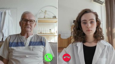 Sanal bir buluşmada iki birey birbirine bağlanır. Her katılımcı kendi tartışmasına odaklanırken, ortam dostane bir atmosferi yansıtıyor..