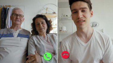 İki kişi, sanal konuşmalarla yüz yüze konuşmalar arasındaki duygusal köprüyü gösterirken, bağlantının önemini vurgulayan çevrimiçi bir telefon görüşmesi yapıyor..