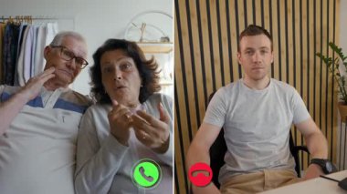 Yürekten bir konuşmada, iki kişi sanal etkileşimlerin ve çevrimdışı anlara geçişlerin duygusal derinliğini gösteren çevrimiçi bir arama yoluyla üçüncü bir kişiyle temas kurar..