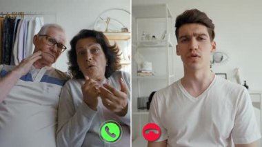 Bu etkileşimde, iki kişi çevrimiçi bir görüşmeden çevrimdışı bir toplantıya geçerek, birbirlerine bağlandıklarında duygularını ifade ederler..