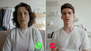 İki birey sanal etkileşimlerden yüz yüze görüşmelere olan yolculuğu vurgulayan duygusal bir çevrimiçi görüşme gerçekleştiriyor..