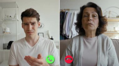 İki birey, dijital konuşmadan gerçek hayat etkileşimlerine geçerken çeşitli duygular ifade eden çevrimiçi bir çağrıya girişiyor..