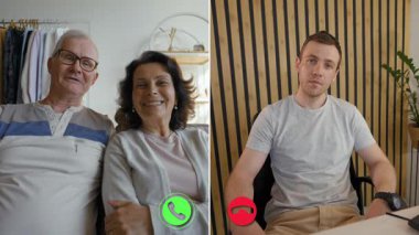 İki birey sanal konuşmalar ve yüz yüze konuşmalar arasındaki duygusal geçişleri gösteren, anlamlı bağlantıların altını çizen, çevrimiçi bir çağrıya girişiyor..