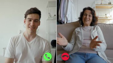 Sanal ve çevrimdışı dünyaları arasında geçiş yapan iki kişi çevrimiçi bir görüşme yapıyor. Duygular birbirine bağlandıkça ve anı ekranda paylaştıkça artar.