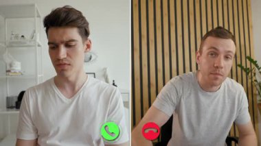 İki birey, sanal bağlantı ve gerçek yaşam etkileşimleri arasındaki geçişi yönlendiren duyguları ifade eden içten bir çevrimiçi çağrıya girişir. Duyguların ve deneyimlerin karışımı..