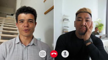 İki arkadaş bir internet görüşmesi üzerinden iletişim kuruyor, farklı yerlerden bilgi ve deneyimleri paylaşıyorlar. Konuşma kişisel hikayeleri ve benzersiz perspektifleri vurguluyor.