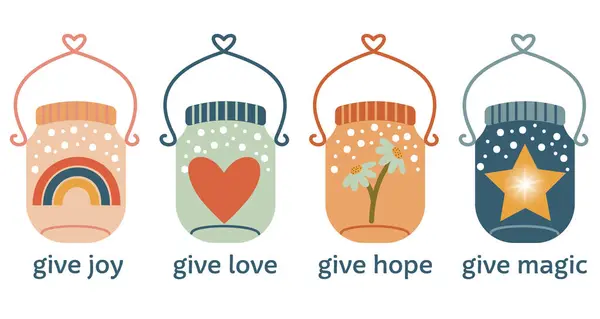 Sevgi ve teşekkürle hazırlanmış şirin bir çıkartma. Nezaket, sevgi, teşekkür, umut ve neşe kavramı. İfadeler ve çizimler içerir. Düz biçim