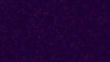 Dijital arkaplan. Işıldayan ve hareket eden modellerin soyut animasyonu, fütüristik teknoloji ve heyecan verici arka planlar. Kusursuz döngü canlandırması.