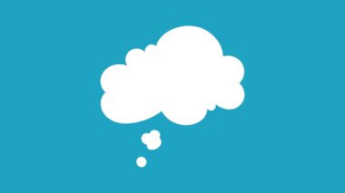 Farklı şekillerde konuşma ya da düşünce baloncukları yorumlar, gönderiler, çizgi romanlar için metin sohbet bulutu. Modern sosyal medya şablonu ve etiketi. İleti Şablonu.