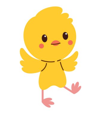 Sevimli Mutlu Paskalya Pilici İllüstrasyonu İlkbahar neşesini ve neşeli tatil ruhunu oyuncu bir çizgi film tarzında sunar.