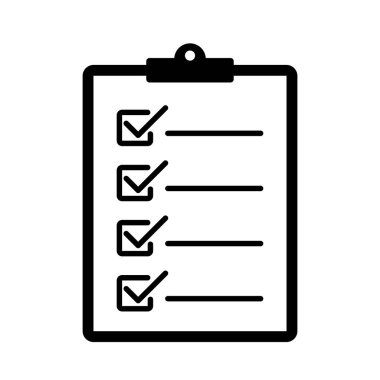 Panodaki kontrol listesi simgesi, yapılacaklar listesi simgesi, görev yönetimi konsepti, tamamlanmış ögeler, üretkenlik düzenleyicisi, planlama çizelgesi, iş akışı izleyici, başarı kontrol listesi