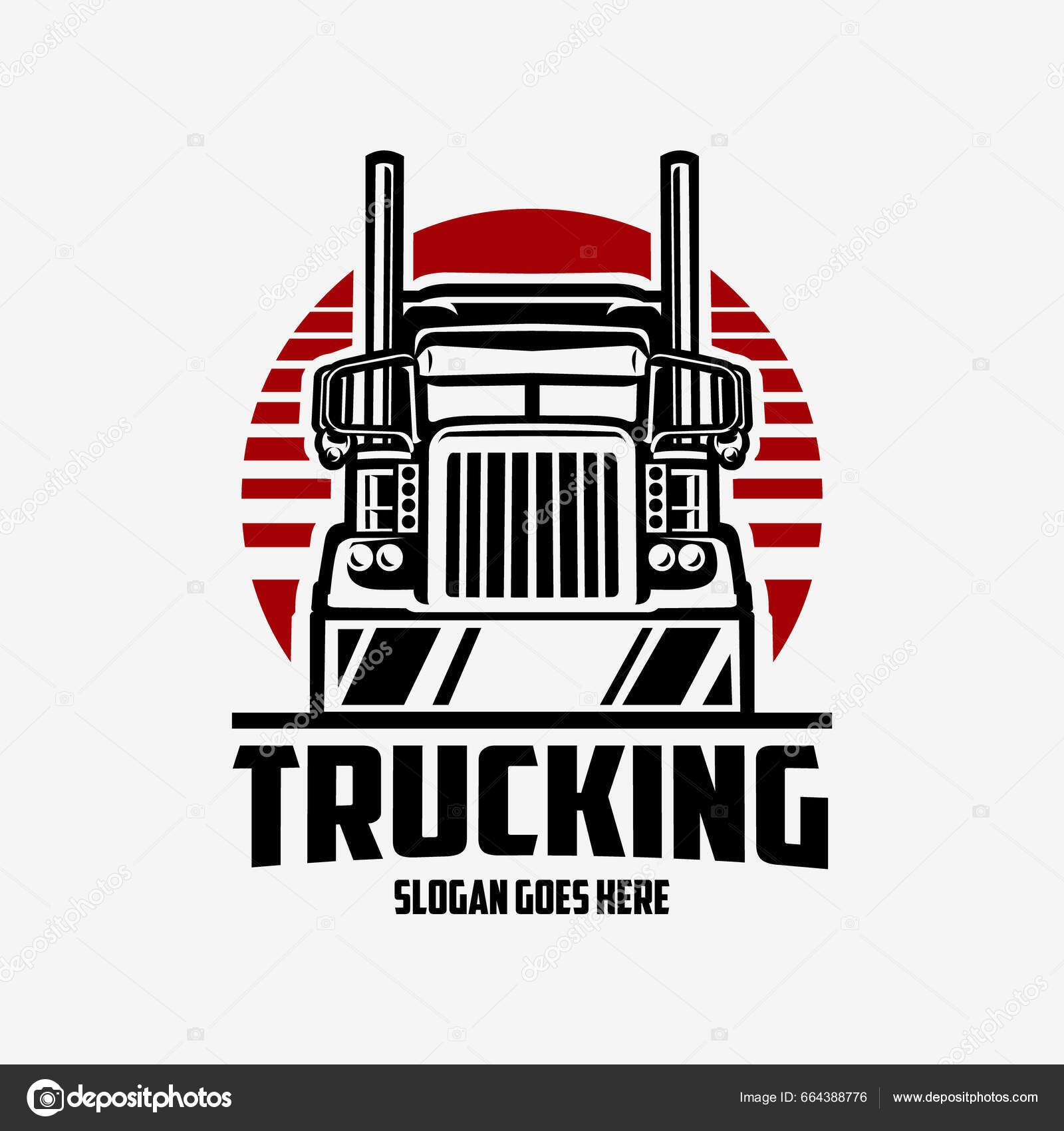 卡车公司圆环标志模板前视图卡车向量货车相关行业的最佳选择图库矢量图©bonkydesign 664388776, image size:1600x1700