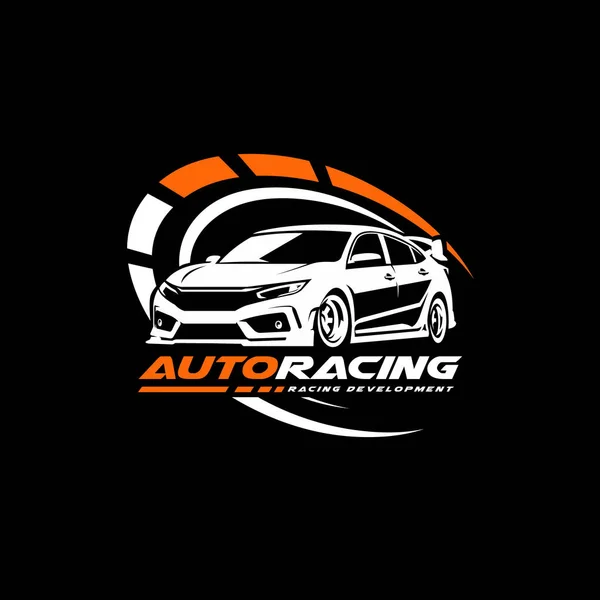 Auto Racing Car Garage Reparación Tuning Logo Template Vector Mejor — Vector de stock
