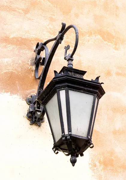 Old vintage street lighting in the Old Town of Krakow