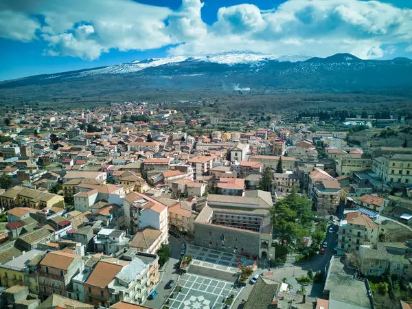 Yukarıdan Sicilya görünümü