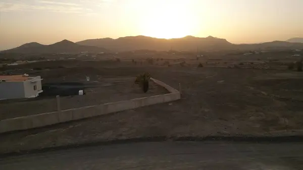 Dağlarda güzel bir gün batımı