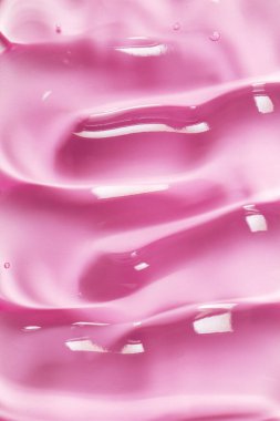 Sıvı su sıçraması. Soyut arkaplan. pembe, beyaz, mor, mor