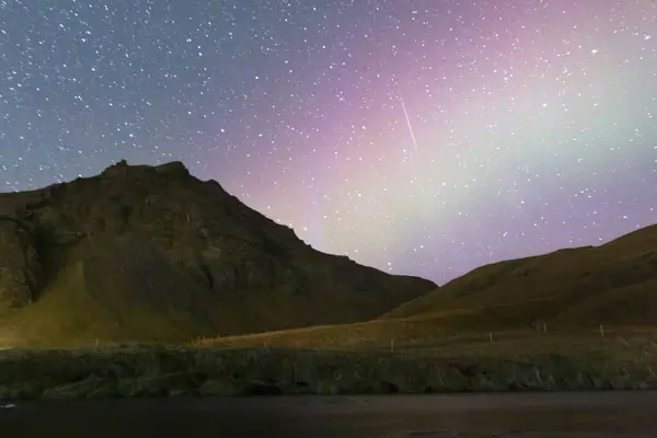 What are the chances of catching a shooting star while capturing a nothern light?
