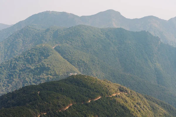 stock image Beautiful Landscape view of Green Forest from Candragiri Hills Nepal.