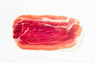 Prosciutto crudo . Pişmemiş, içilmemiş ve kurutulmuş jambon.
