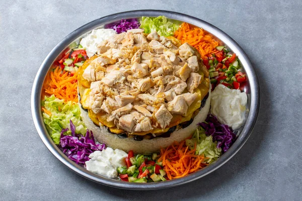 Cultura Gastronómica Oriente Medio Cocina Turca Tipo Pilaf Pilaf Con — Foto de Stock